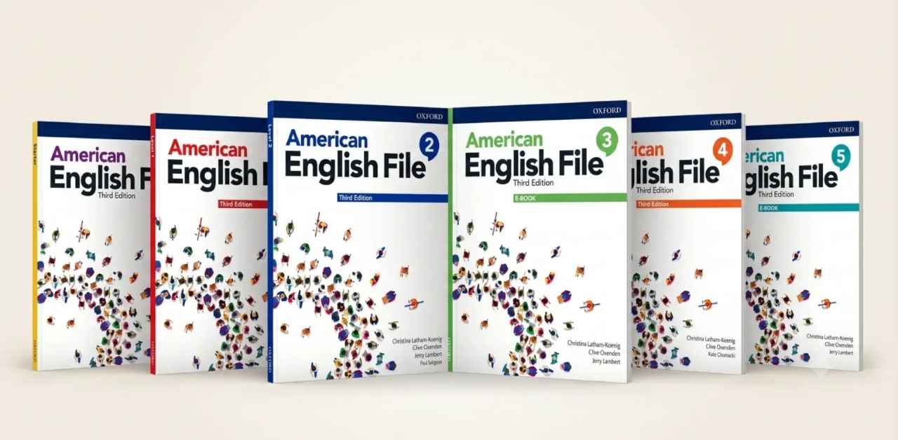 American English File 3rd Edition 美式 成人综合英语教材 含语法教学PPT (6 Levels)