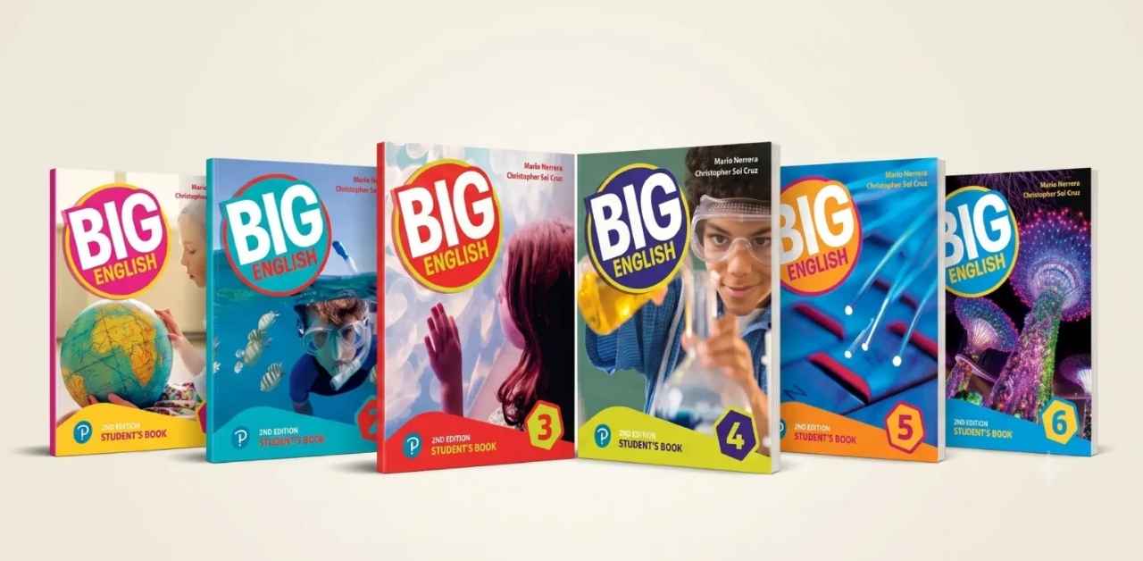 Big English 2nd Edition 少儿美式英语 含白板 (6 Levels)