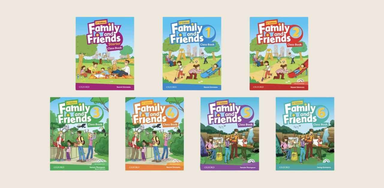 Family and Friends 2nd Edition 英式 友邻经典少儿英语 含白板 (7 Levels)