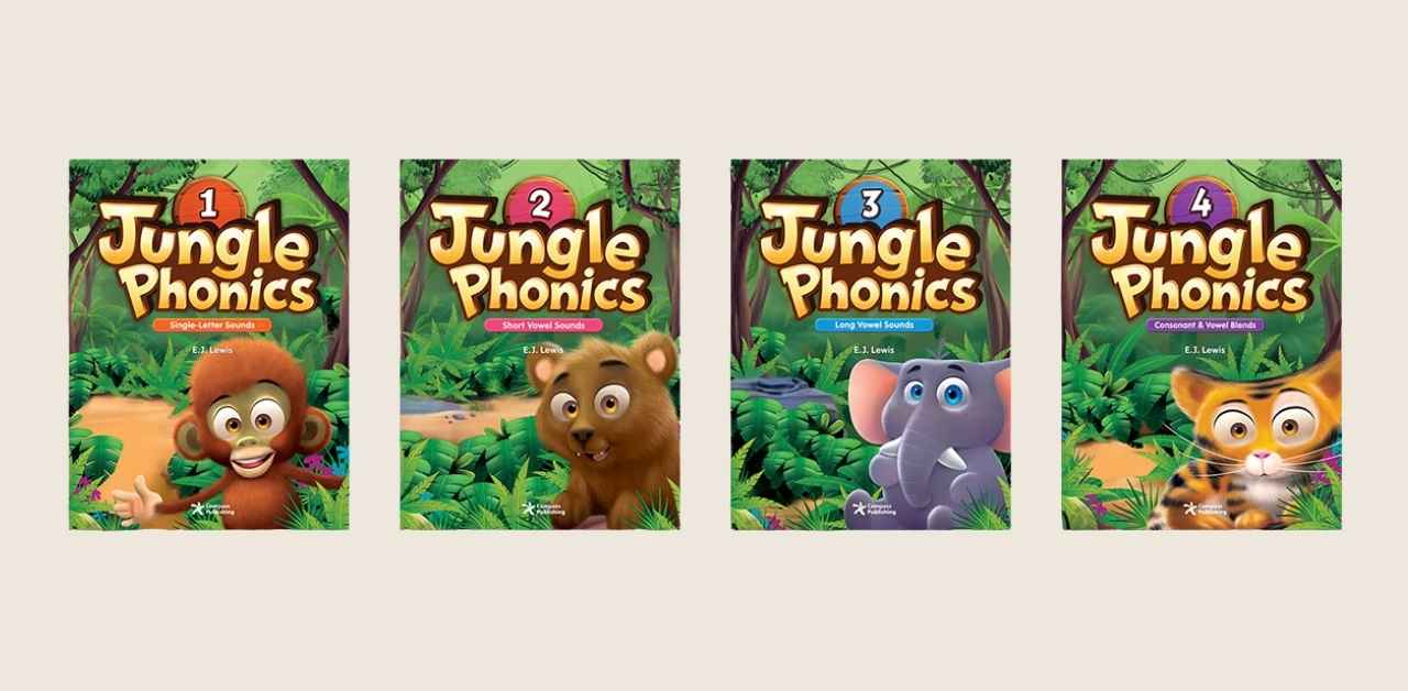 Jungle Phonics 幼儿自然拼读 含教学PPT (4 Levels)