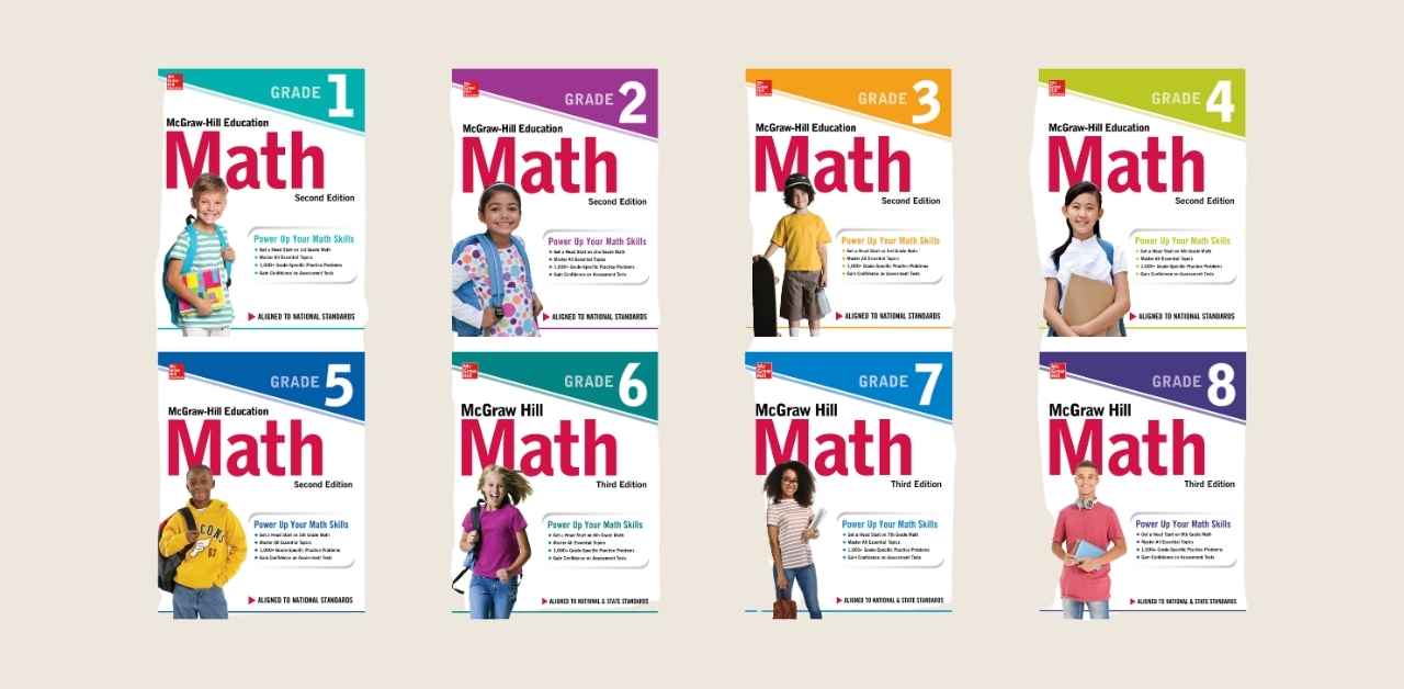 McGraw Hill Math Grade 1-8 麦格劳希尔数学