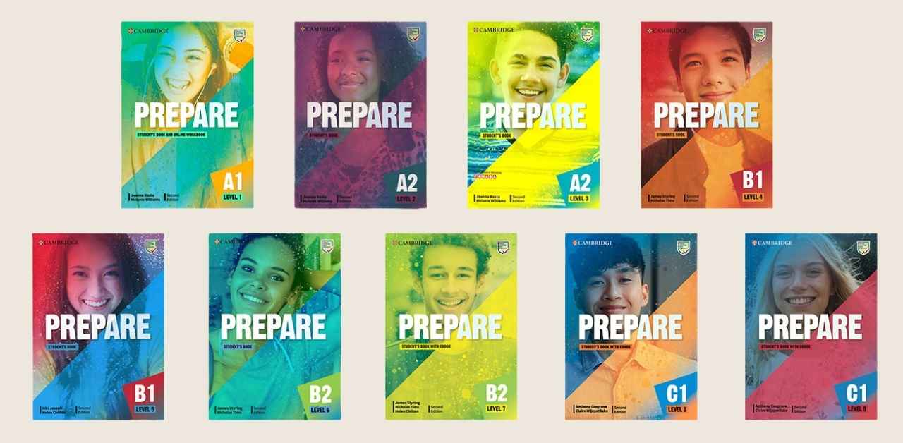 Prepare 2nd Edition 剑桥通用五级考试教材 含白板 (9 Levels)