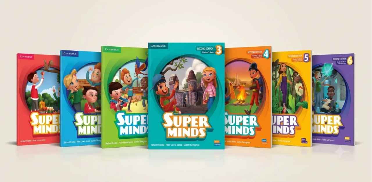 Super Minds 2nd Edition British 英式 国际少儿英语 含白板 (7 Levels)