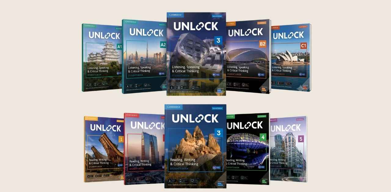 Unlock 2nd Edition 剑桥成人学术英语听说读写 含白板 教学PPT (12 Levels)