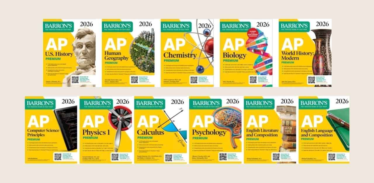 2026 BARRONS AP Premium PDF Download 巴朗AP备考