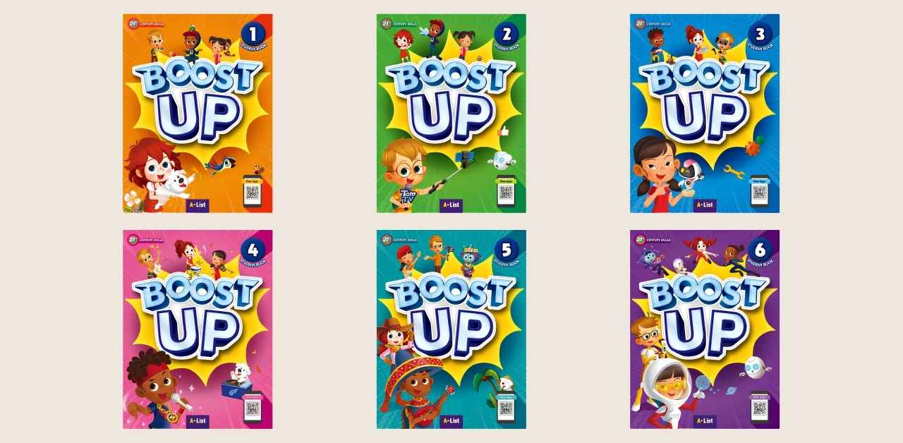 Boost UP 少儿CLIL综合英语主线教材 含教学PPT 白板 (6 Levels)