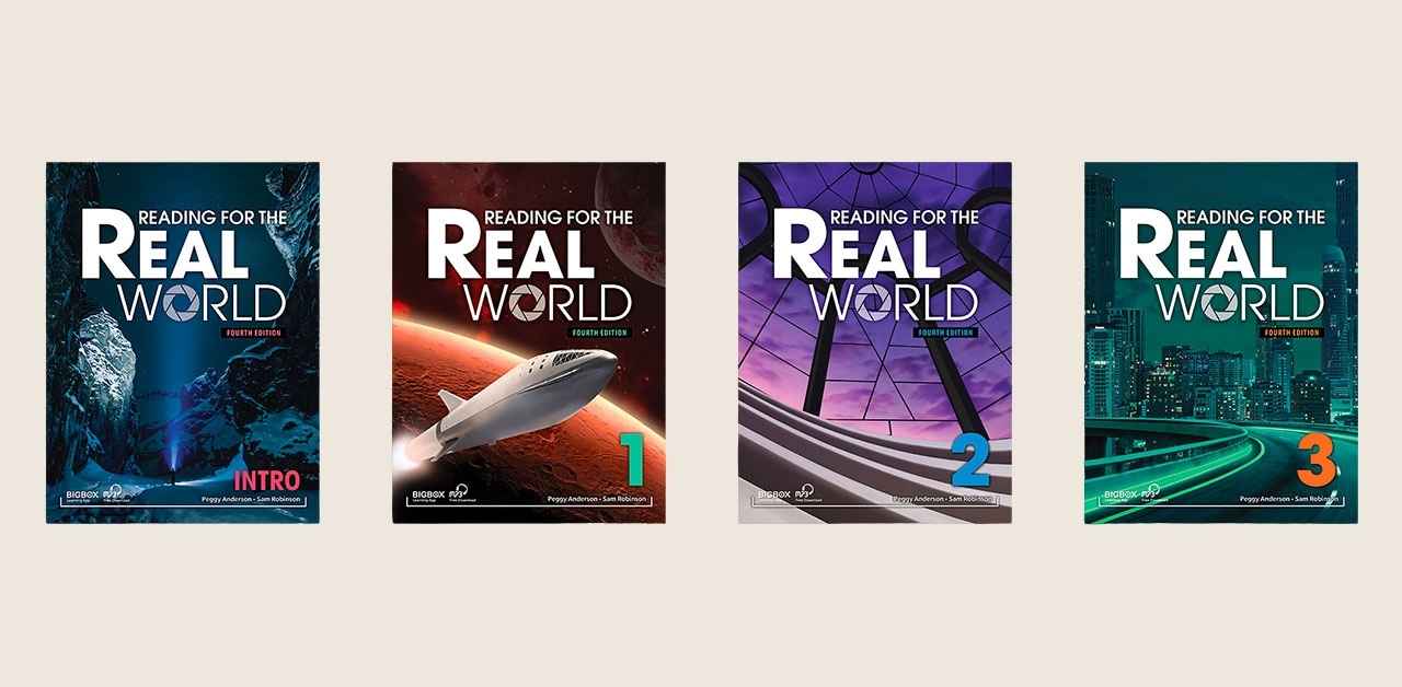 Reading for the Real World 4th Edition 真实世界主题学术阅读训练 含教学PPT (4 Levels)
