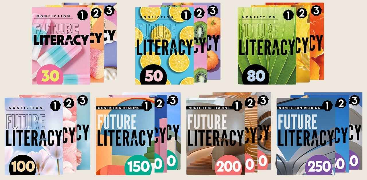Future Literacy 30 50 80 100 150 200 250 指南针分级阅读系列 含教学PPT (21 Levels)