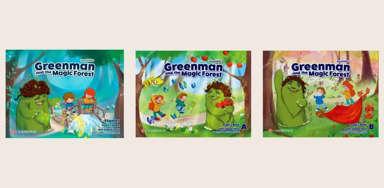 Greenman and the Magic Forest 2nd Edition 格林曼和魔法森林幼儿英语启蒙 含白板 (3 Levels)