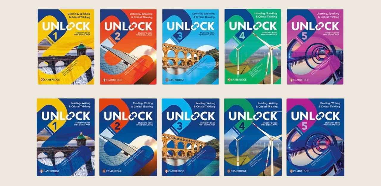 2025 Unlock 3rd Edition 剑桥成人学术英语听说读写 (10 Levels)