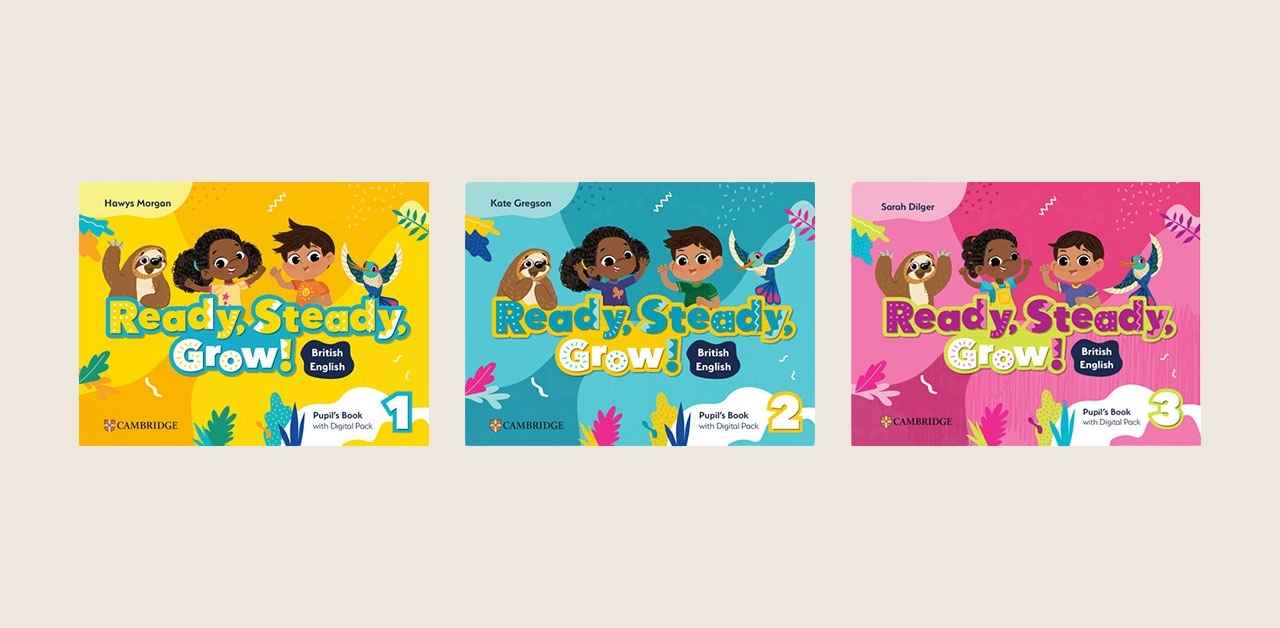 2025 Ready Steady Grow 零基础幼儿英语启蒙 含白板 (3 Levels)