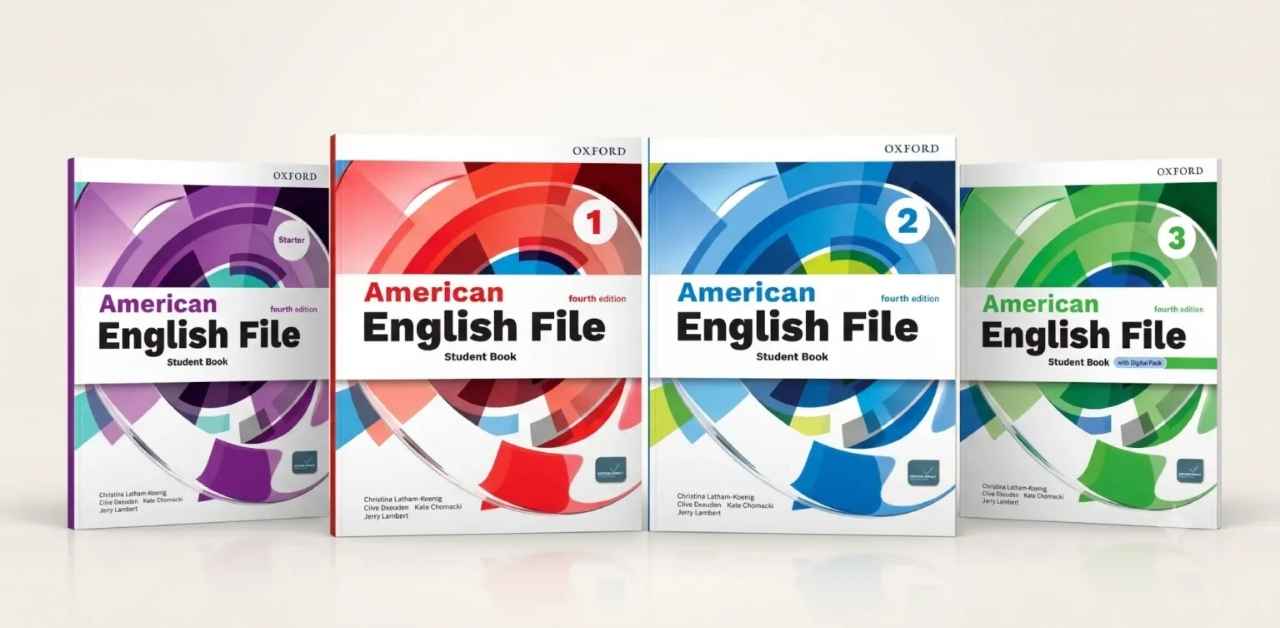 2026 American English File 4th Edition 成人美式经典综合英语 (4 Levels)