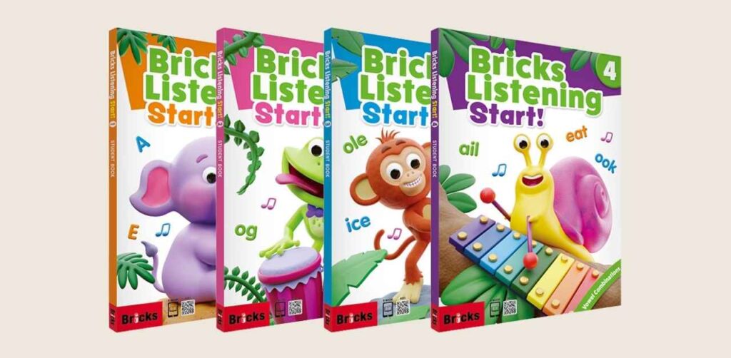 Bricks Listening Start! 幼儿英语听力启蒙训练教材 含教学PPT 电子版PDF 百度网盘下载