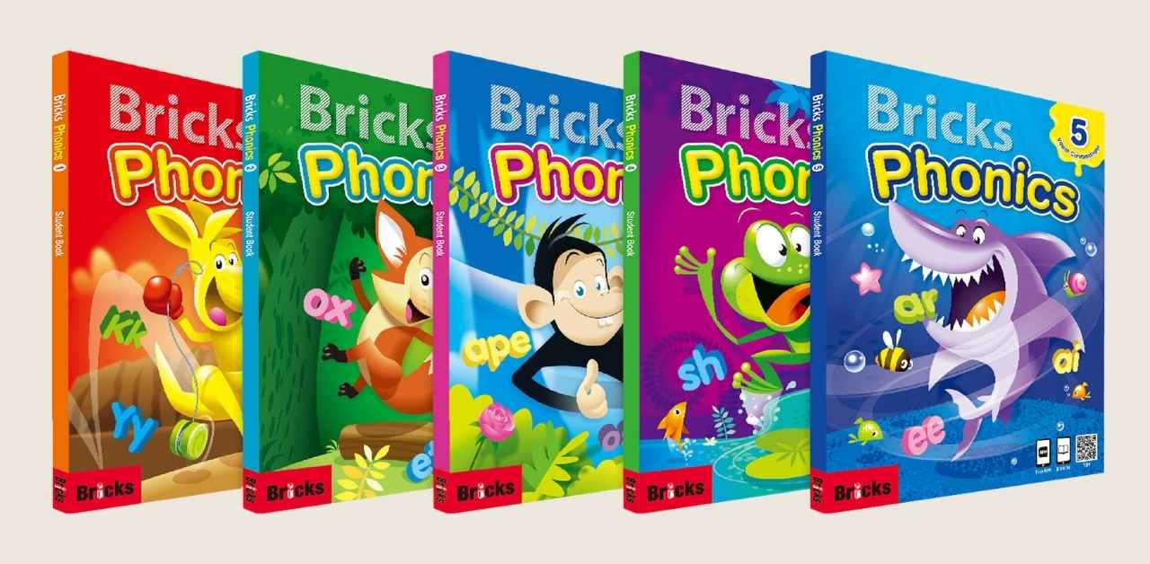 Bricks Phonics 幼小自然拼读教材 教学PPT (5 Levels)